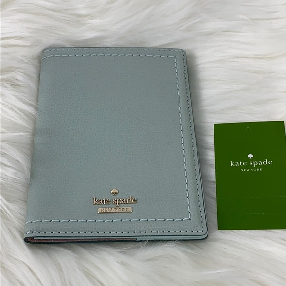 Kate Spade Misty Mint Imogene Passport Holder New - Picture 2 of 5